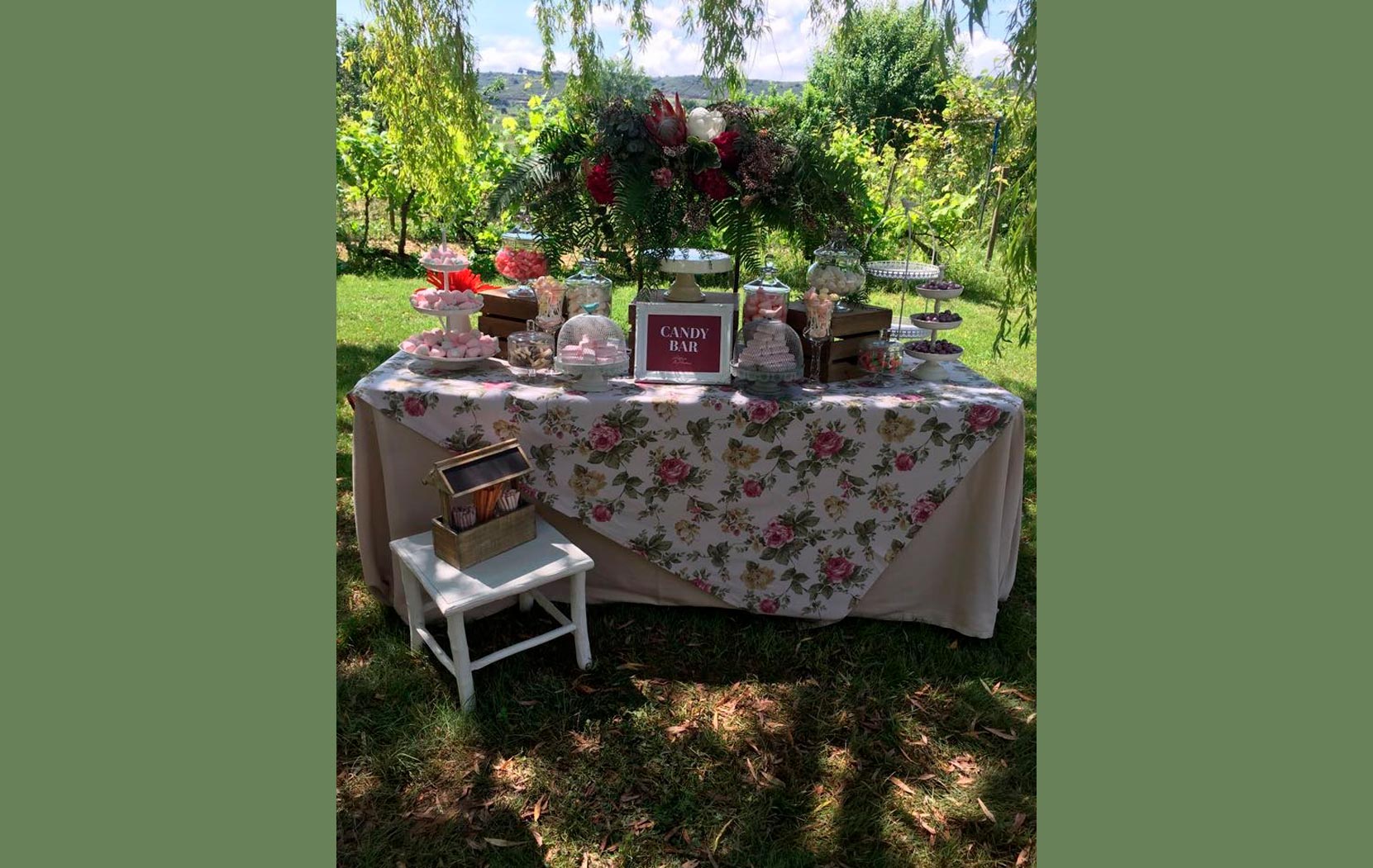 Candy Bar en Bodas Comuniones en Finca El Cónsul